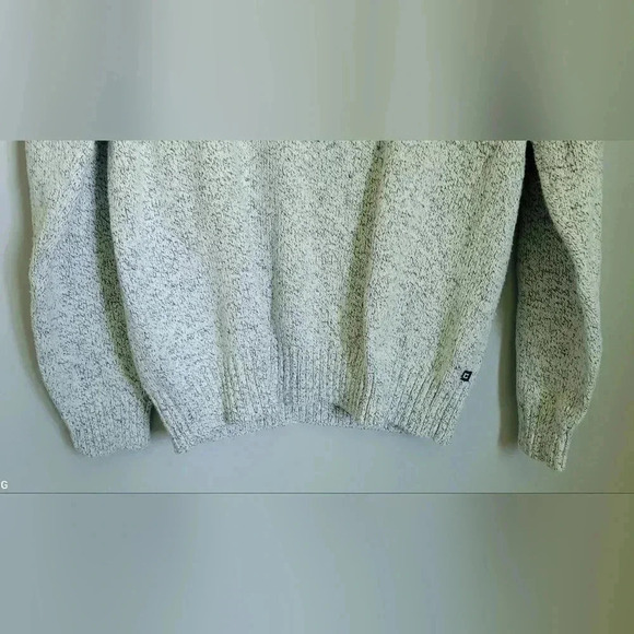 Chaps Mens Long Sleeve Cotton Quarter Zip Mock Neck Sweater, size Large - Picture 4 of 8